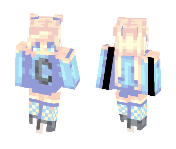 Casual Moon - Female Minecraft Skins - image 1