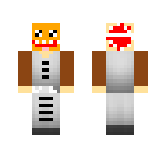 human dressed as a snow golam - Interchangeable Minecraft Skins - image 2