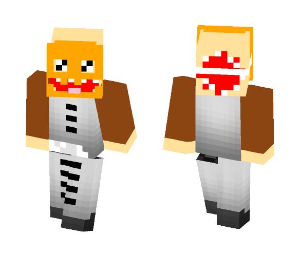 human dressed as a snow golam - Interchangeable Minecraft Skins - image 1