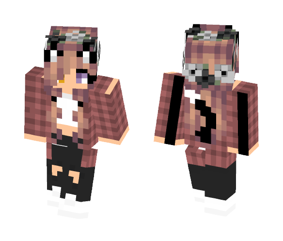 Gift from/to artcygirl (Colab) - Female Minecraft Skins - image 1
