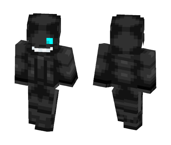 Nightmare Sans Black - Male Minecraft Skins - image 1
