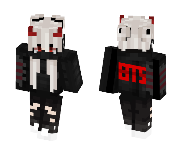 another BTS fan edit - Female Minecraft Skins - image 1