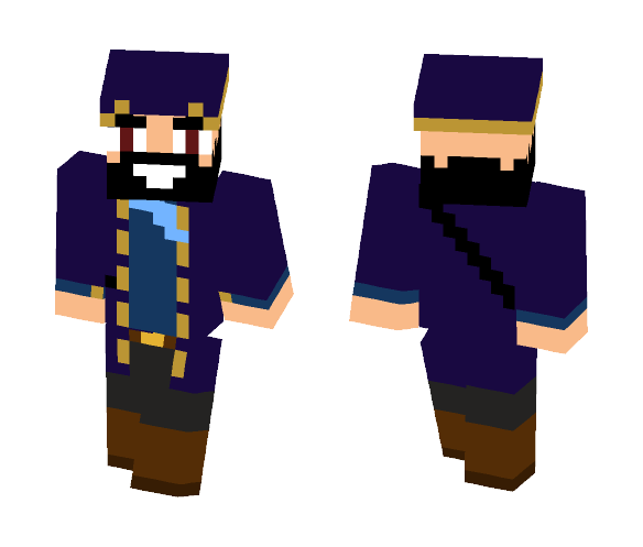 Captain Beardy Beard - Male Minecraft Skins - image 1
