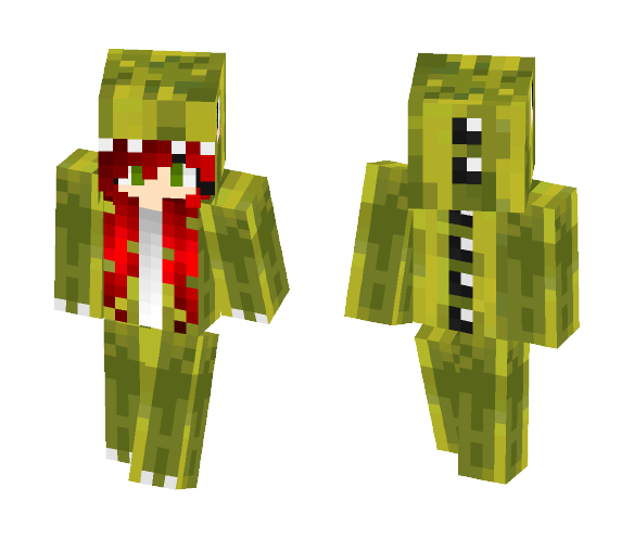 Melon Dino - Female Minecraft Skins - image 1