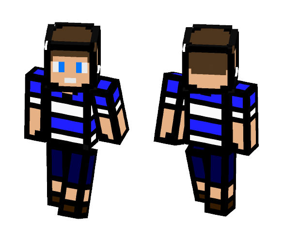 Wooden Block Guy - Male Minecraft Skins - image 1