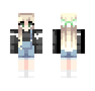 overalls // requested by keeywi - Female Minecraft Skins - image 2