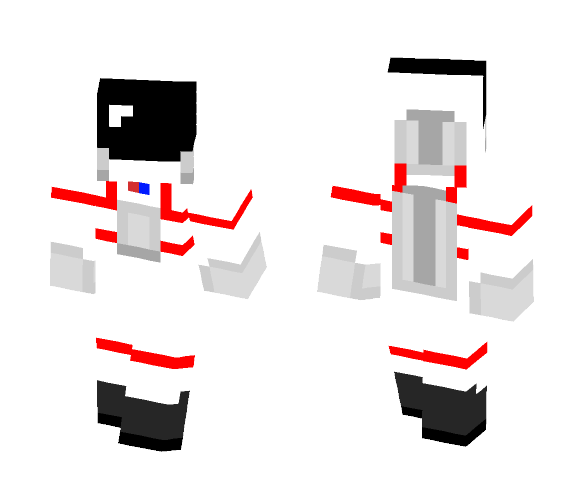 Astro-Basic Red - Interchangeable Minecraft Skins - image 1