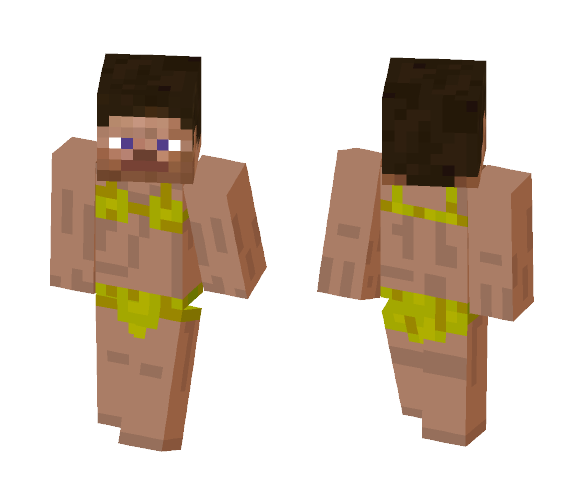 Yellow Bikini Steve - Interchangeable Minecraft Skins - image 1
