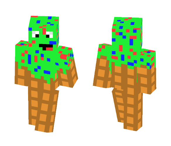 Green IceCream - Interchangeable Minecraft Skins - image 1