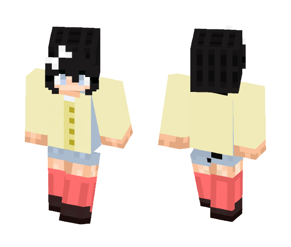 Oc in fall uniform - Female Minecraft Skins - image 1