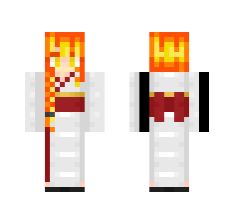 Atashino Ataru ~Fire Deity~ - Female Minecraft Skins - image 2