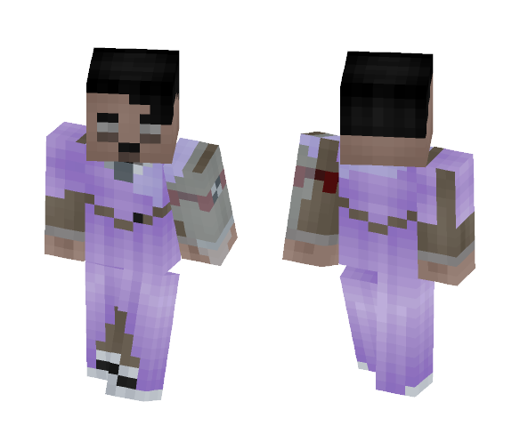 Hitler in a Purple Dress - Male Minecraft Skins - image 1