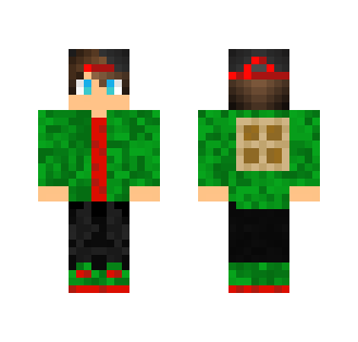 Green/Red Waffel Lover! - Male Minecraft Skins - image 2