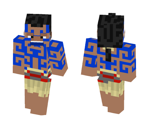 MaoriSkin FaceWarrior - Male Minecraft Skins - image 1