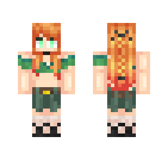 Swim ready, little redhead. - Female Minecraft Skins - image 2