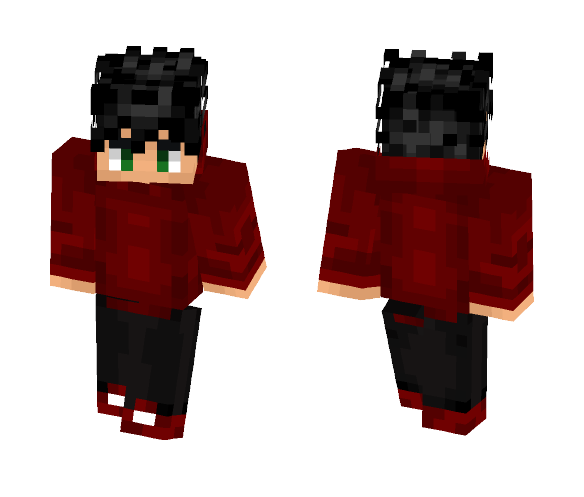 Red jumper boy - Boy Minecraft Skins - image 1
