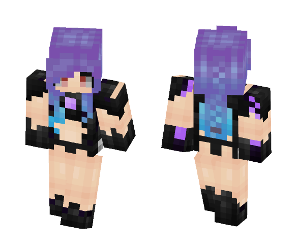 War Cyborg Girl - Girl Minecraft Skins - image 1