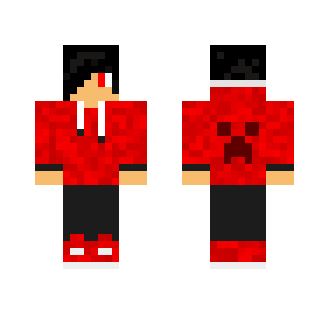 Red Camo Sweatshirt - Male Minecraft Skins - image 2