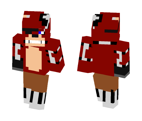 FNAF 2-Withered Foxy - Other Minecraft Skins - image 1