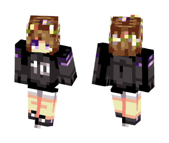 Neon girl - Girl Minecraft Skins - image 1