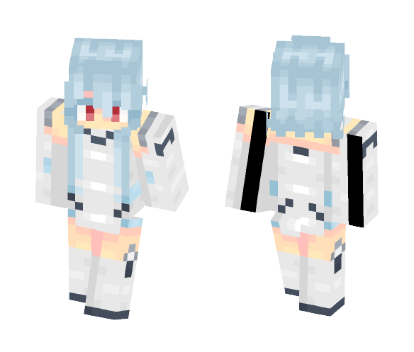 Blanc - White Heart - Female Minecraft Skins - image 1