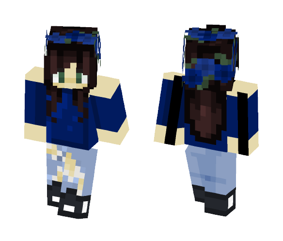 Navy Blue - Female Minecraft Skins - image 1