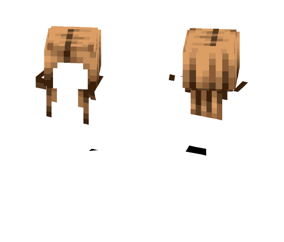 [Hair overlay] Long brown - Interchangeable Minecraft Skins - image 1