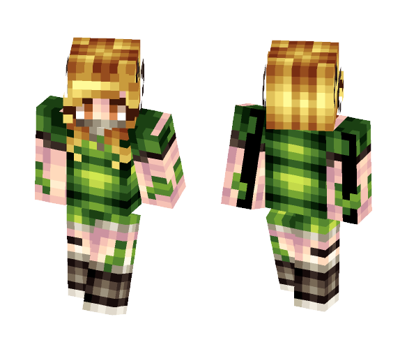 ✿.Viridescent. - Female Minecraft Skins - image 1