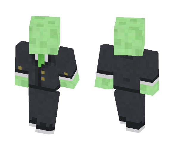 Slimeblock in suit - Male Minecraft Skins - image 1