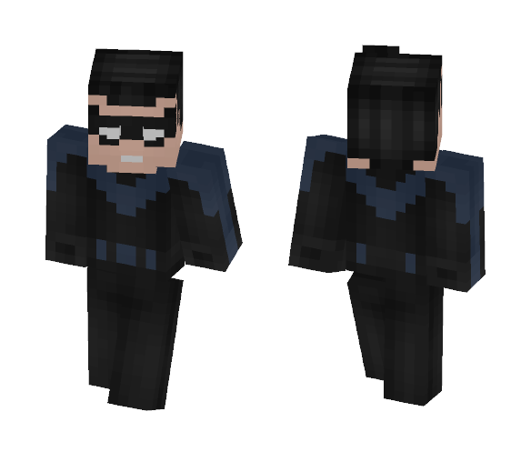 Nightwing - Male Minecraft Skins - image 1