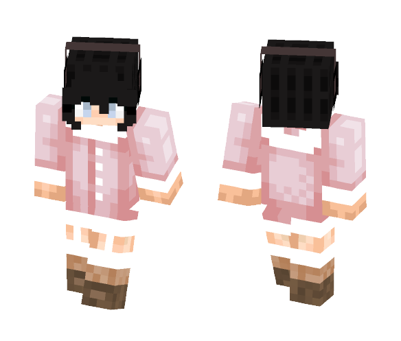 oc in coat - Female Minecraft Skins - image 1