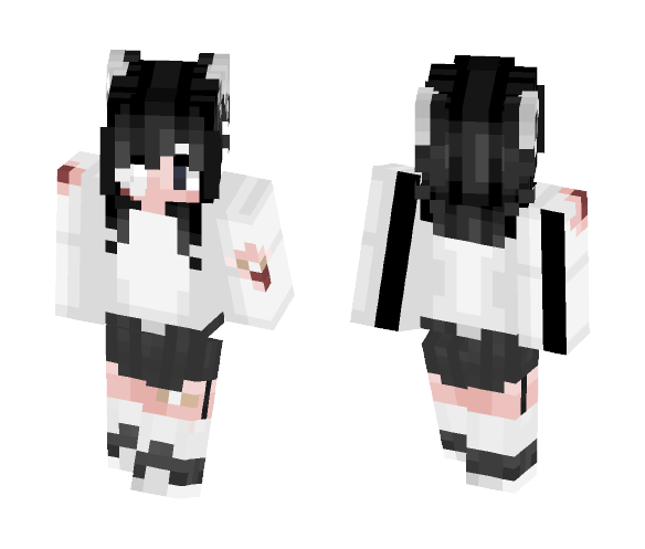 Wolf girl - Girl Minecraft Skins - image 1