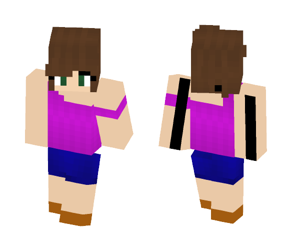 Tantop Woman - Female Minecraft Skins - image 1