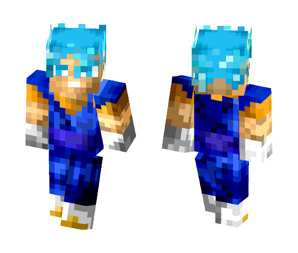 Super Saiyan Blue Vegito - Male Minecraft Skins - image 1