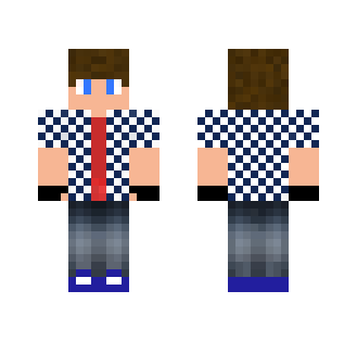 Skin Guto (Blue&White) - Male Minecraft Skins - image 2
