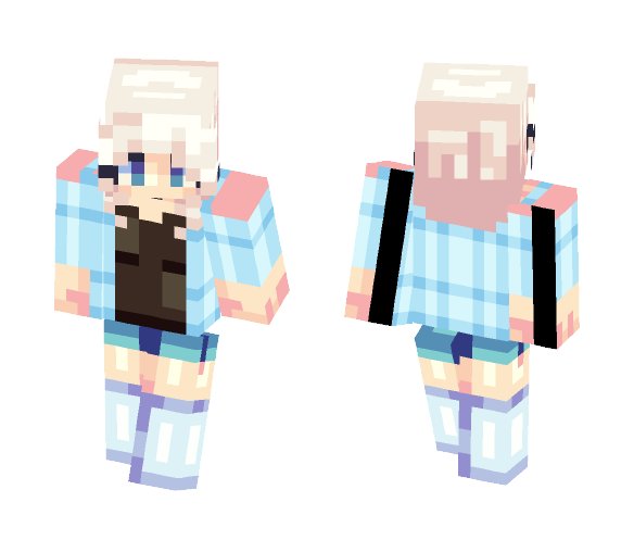 plaid pajamas - Female Minecraft Skins - image 1