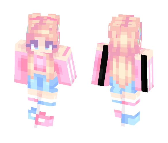 ???? Pink Ocean - Female Minecraft Skins - image 1