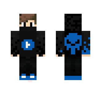 Cool Blue Youtuber - Male Minecraft Skins - image 2