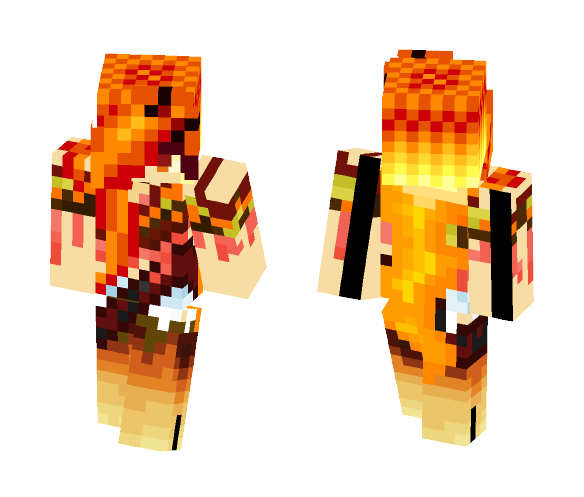 ℑ The Lava Goddess ℘ - Female Minecraft Skins - image 1
