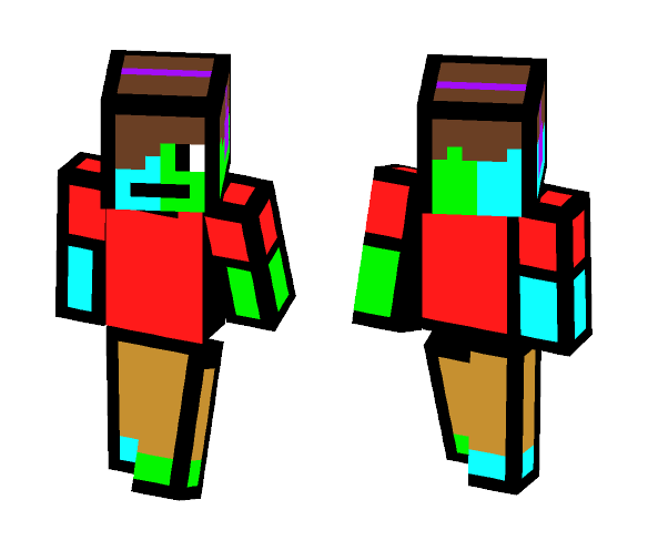 Green&Blue Guy - Male Minecraft Skins - image 1