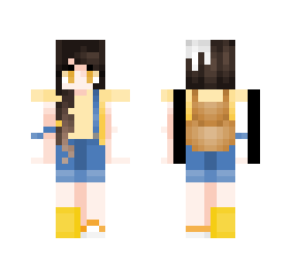 yellow aesthetic -- ɐᴉlǝɥdo - Female Minecraft Skins - image 2