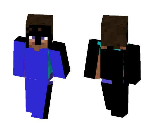blue black knight - Male Minecraft Skins - image 1