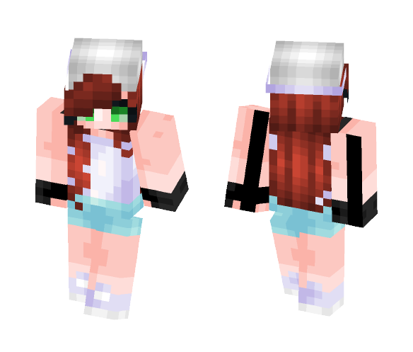 Pixel || Thug-girl life - Female Minecraft Skins - image 1