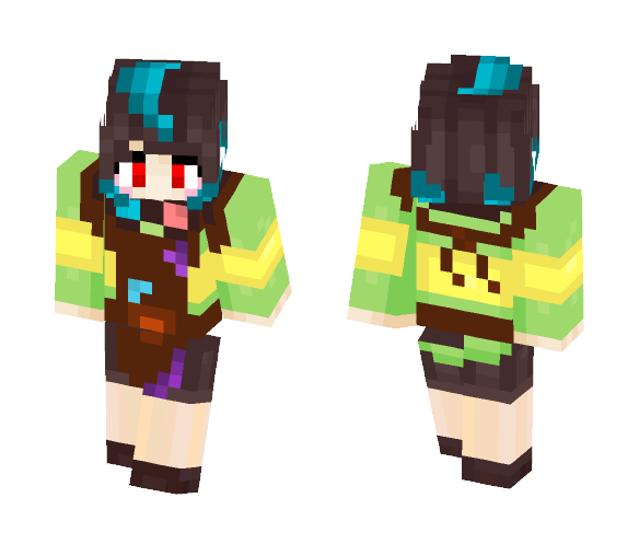 ink!tale Chara - Female Minecraft Skins - image 1