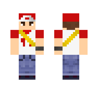 Trainer Red (Alola) - Male Minecraft Skins - image 2