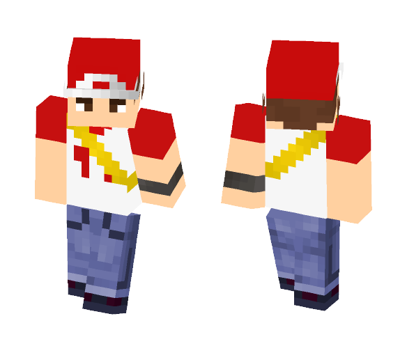 Trainer Red (Alola) - Male Minecraft Skins - image 1