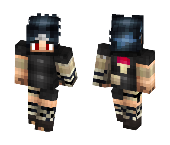 Sasuke Uchiha (Chuunin Exams) - Male Minecraft Skins - image 1