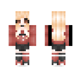 Pixel || Red Cherry - Female Minecraft Skins - image 2