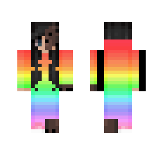 Rainbow bear ❤ - Female Minecraft Skins - image 2