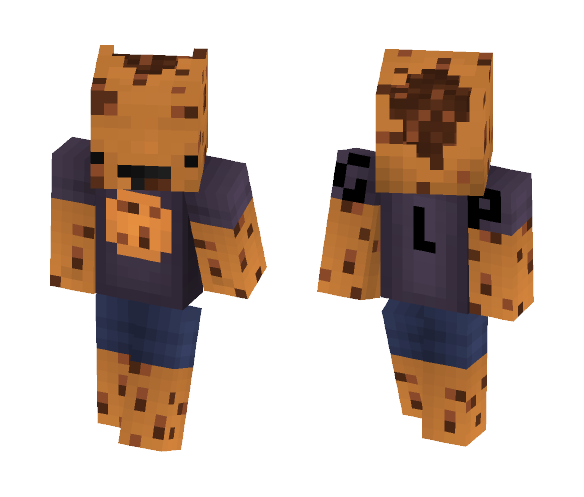 Derp cookie in a cookie shirt - Male Minecraft Skins - image 1